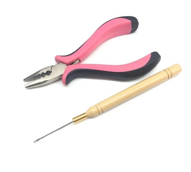 Alicate para extension de cabello y micro ring
