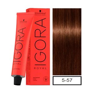 Tinte IGORA ROYAL 5-57 Castaño Claro Dorado Cobrizo 60ml