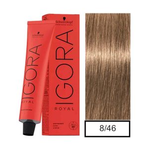 Tinte IGORA ROYAL 8-46 Rubio Claro Beige Chocolate 60g
