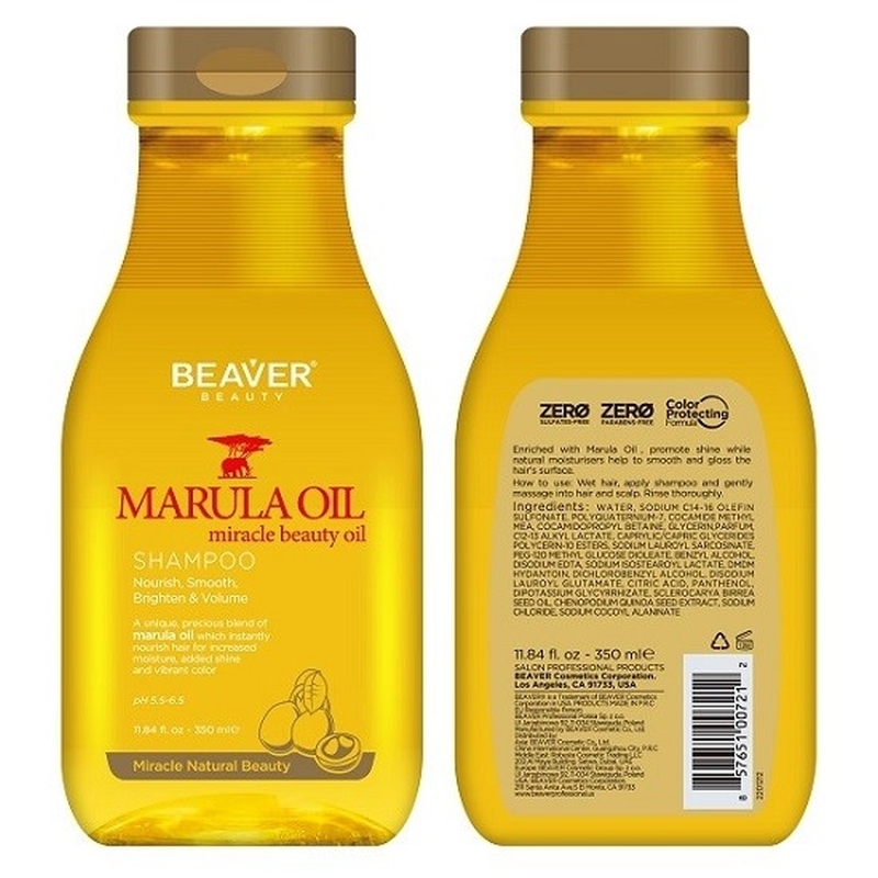 Shampoo Marula Oil Beaver 350ml