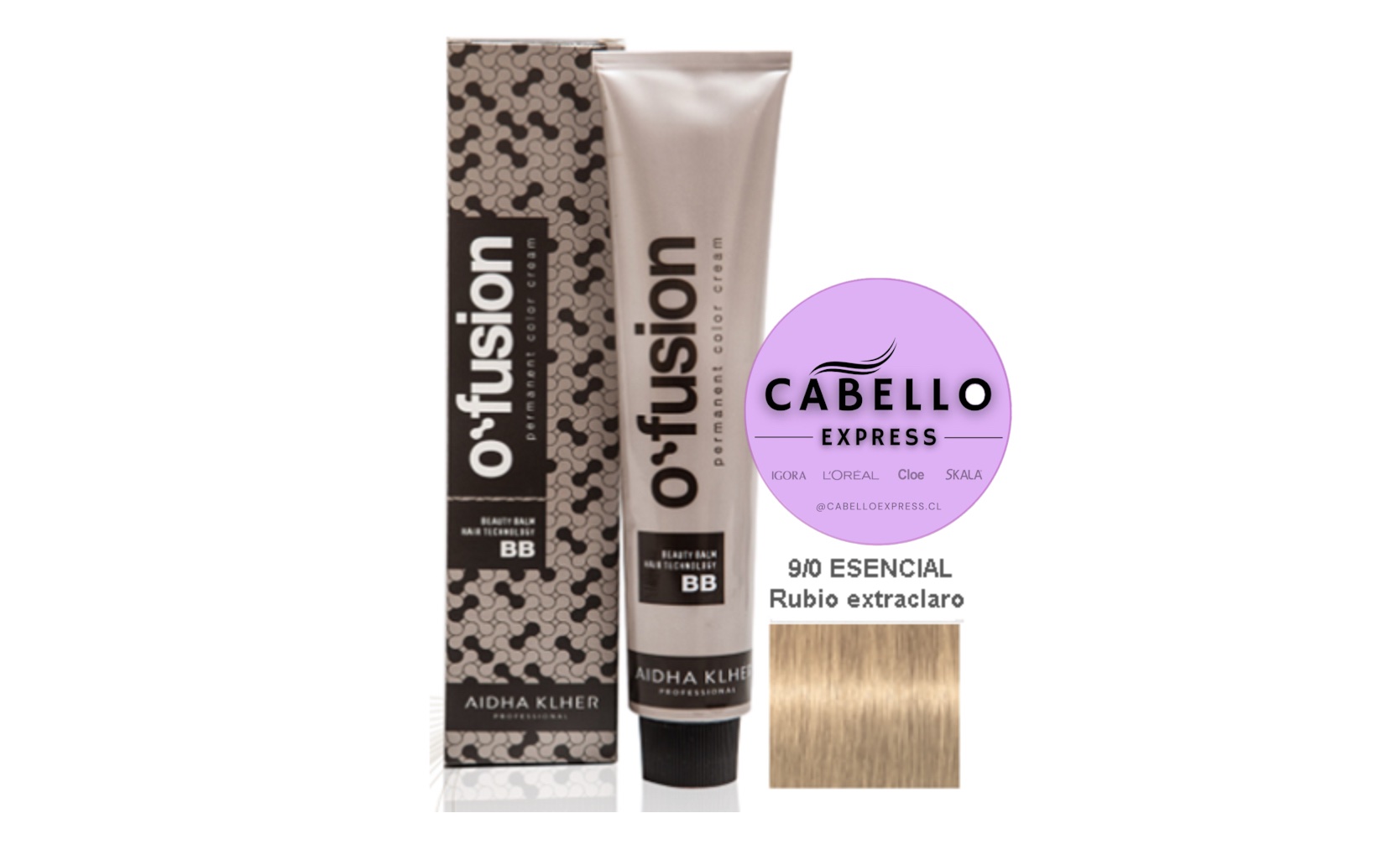 Tínte OFUSION 100ml. 9/0 Rubio Muy Claro